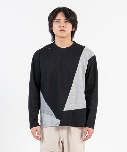 GGD(ジージーディー)の「ポンチクレイジー切り替えL/ST-shirt(Tシャツ/カットソー・メンズ・ホワイト/ブラック・L/M)」の16枚目の写真