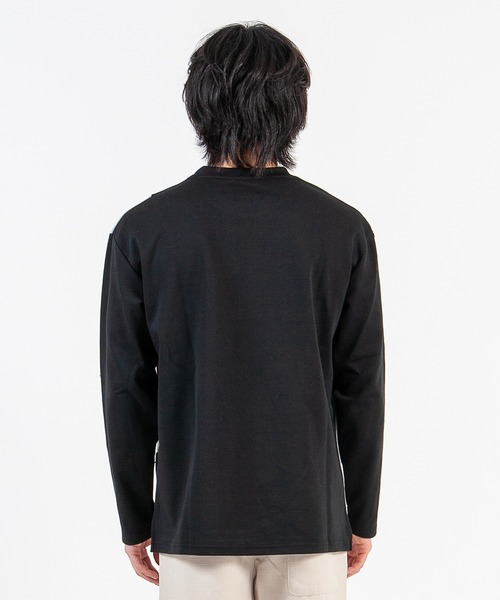 GGD(ジージーディー)の「ポンチクレイジー切り替えL/ST-shirt(Tシャツ/カットソー・メンズ・ホワイト/ブラック・L/M)」の13枚目の写真