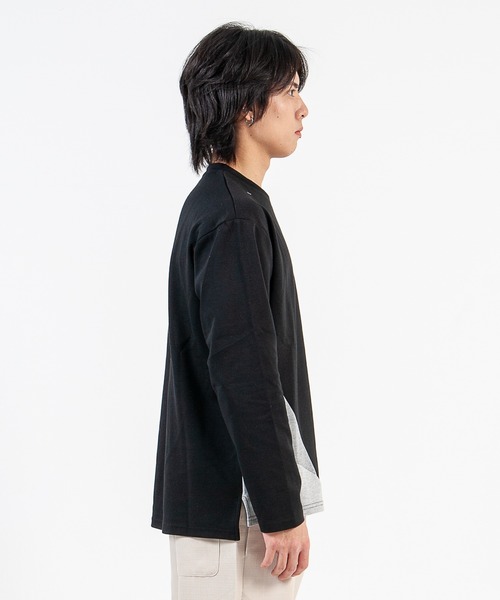 GGD(ジージーディー)の「ポンチクレイジー切り替えL/ST-shirt(Tシャツ/カットソー・メンズ・ホワイト/ブラック・L/M)」の14枚目の写真