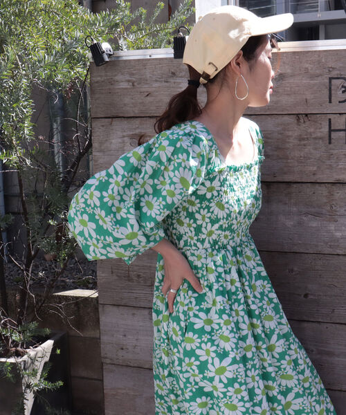 fredy repit（フレディレピ）の「[新色追加]ストライプシャツべアキャップ　【ユニセックス】（キャップ・レディース・ピンク/ベージュ/クリーム/ネイビー/チャコールグレー/ライトブルー/グリーン/サックスブルー/オフホワイト/ベビーピンク・FREE）」の22枚目の写真