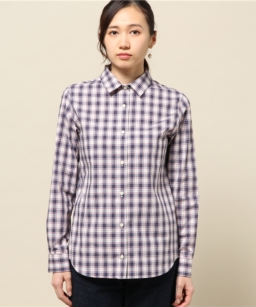 Spick & Span（スピックアンドスパン）の「サキゾメチェック レギュラーシャツ。（シャツ/ブラウス・レディース・ホワイト/レッド/レッド系その他/イエロー・FREE）」の6枚目の写真