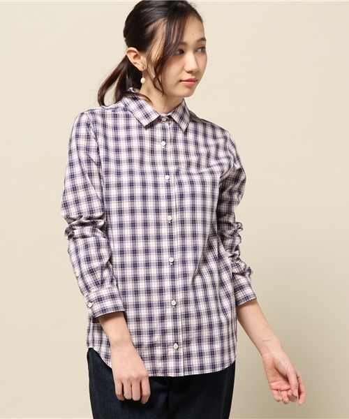 Spick & Span（スピックアンドスパン）の「サキゾメチェック レギュラーシャツ。（シャツ/ブラウス・レディース・ホワイト/レッド/レッド系その他/イエロー・FREE）」の22枚目の写真