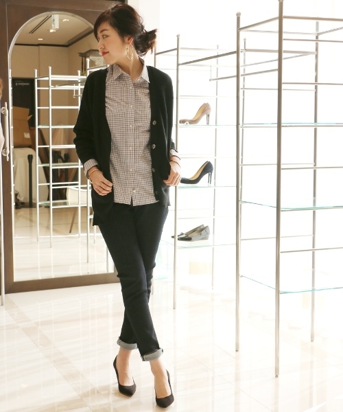 Spick & Span（スピックアンドスパン）の「サキゾメチェック レギュラーシャツ。（シャツ/ブラウス・レディース・ホワイト/レッド/レッド系その他/イエロー・FREE）」の17枚目の写真