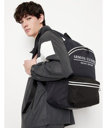 ARMANI EXCHANGE | 【A|X アルマーニ エクスチェンジ】ロゴ　モノトーンバックパック(バックパック/リュック)