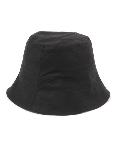 LAKOLE（ラコレ）の「リネン混パネルハット / 263592（ハット・レディース・アイボリー/ブラウン系その他/ブラック・FREE）」の7枚目の写真