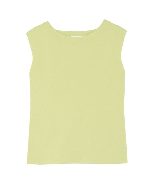 LAGUNAMOON（ラグナムーン）の「ミニマルボートネックニットプルオーバー（ニット/セーター・レディース・アイボリー/ライム/ブラック・FREE）」の9枚目の写真