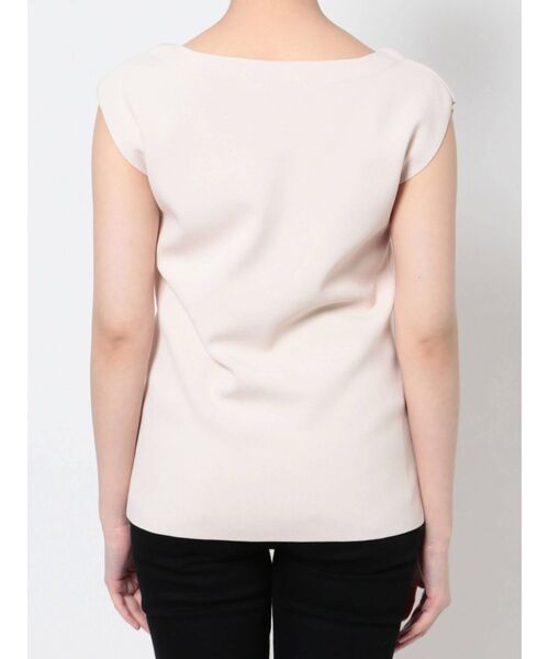 LAGUNAMOON（ラグナムーン）の「ミニマルボートネックニットプルオーバー（ニット/セーター・レディース・アイボリー/ライム/ブラック・FREE）」の20枚目の写真