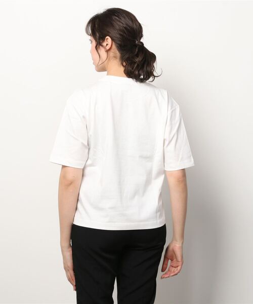 MAISON SCOTCH（メゾンスコッチ）の「ルーズフィット グラフィックTシャツ【164700】（Tシャツ/カットソー・レディース・ホワイト・X-SMALL/SMALL）」の3枚目の写真