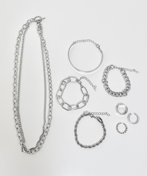 Burner(バーナー)の「【OKUOKU 0909】アクセサリー一式 3アイテムセット / shop-pair-16(リング・メンズ・その他1・FREE)」の1枚目の写真