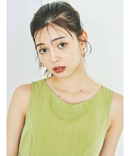 dazzlin（ダズリン）の「バックオープンナチュラルワンピース（ワンピース・レディース・ブラック/グリーン/アイボリー・FREE）」の8枚目の写真