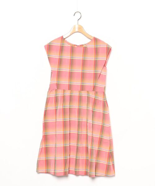 セール ブランド古着 チェック柄半袖ワンピース ワンピース Muveil ミュベール のファッション通販 Zozoused