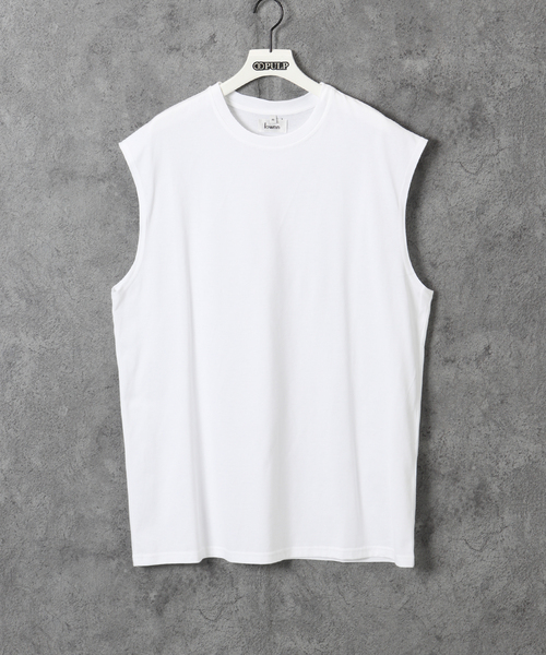 lownn（ローン）の「【LOWNN / ローン】SIGNATURE TANKTOP（タンクトップ・メンズ・ホワイト/ブラック・46）」の2枚目の写真