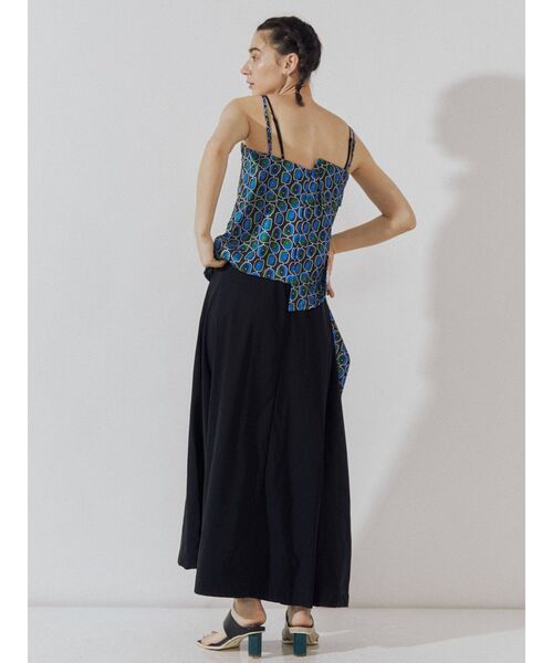 UN3D.（アンスリード）の「パッドインベーシックフレアキャミワンピース（ワンピース・レディース・カーキ/パープル/ブラック・38/36）」の9枚目の写真