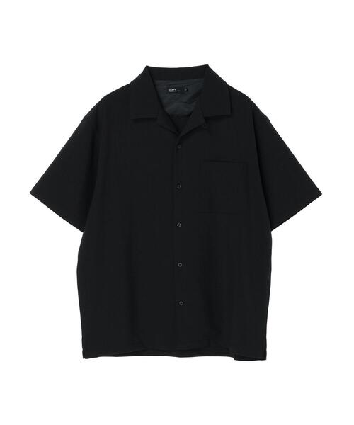 CRAFT STANDARD BOUTIQUE(クラフトスタンダードブティック)の「ポリトロオープンカラー半袖シャツ *(シャツ/ブラウス・メンズ・ブラック/ベージュ/ネイビー・LL/M/L)」の4枚目の写真