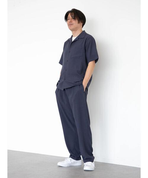 CRAFT STANDARD BOUTIQUE(クラフトスタンダードブティック)の「ポリトロオープンカラー半袖シャツ *(シャツ/ブラウス・メンズ・ブラック/ベージュ/ネイビー・LL/M/L)」の7枚目の写真