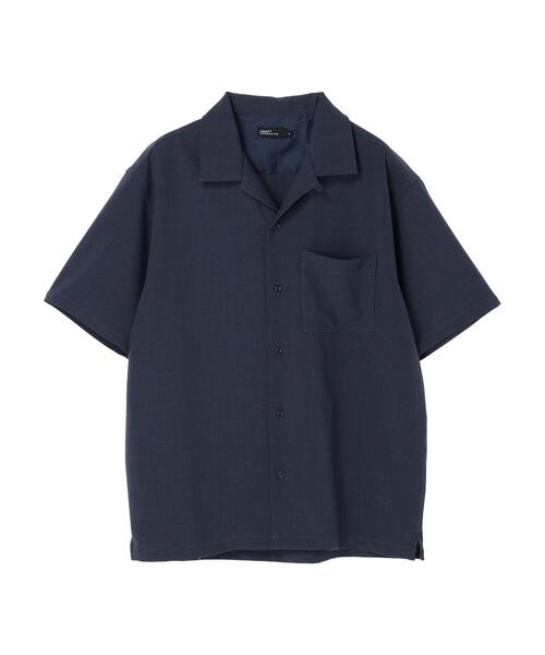 CRAFT STANDARD BOUTIQUE(クラフトスタンダードブティック)の「ポリトロオープンカラー半袖シャツ *(シャツ/ブラウス・メンズ・ブラック/ベージュ/ネイビー・LL/M/L)」の13枚目の写真