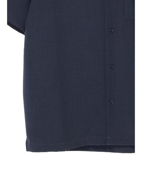 CRAFT STANDARD BOUTIQUE(クラフトスタンダードブティック)の「ポリトロオープンカラー半袖シャツ *(シャツ/ブラウス・メンズ・ブラック/ベージュ/ネイビー・LL/M/L)」の17枚目の写真