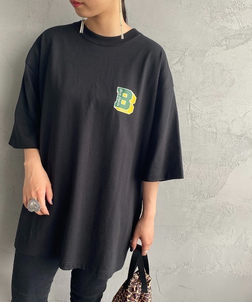 BEN DAVIS（ベンデイビス）の「[BEN DAVIS/ベンデイビス] トラベルパッチ バックワッペンTシャツ（Tシャツ/カットソー・レディース・ホワイト/ブラック/グリーン・M/L/XL）」の15枚目の写真