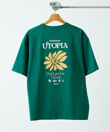 【MISHIMA MART/ミシママート】ユートピア クルーネック S/S Tシャツ