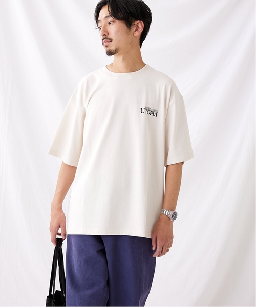 MISHIMA MART/ミシママート】ユートピア クルーネック S/S Tシャツ（T
