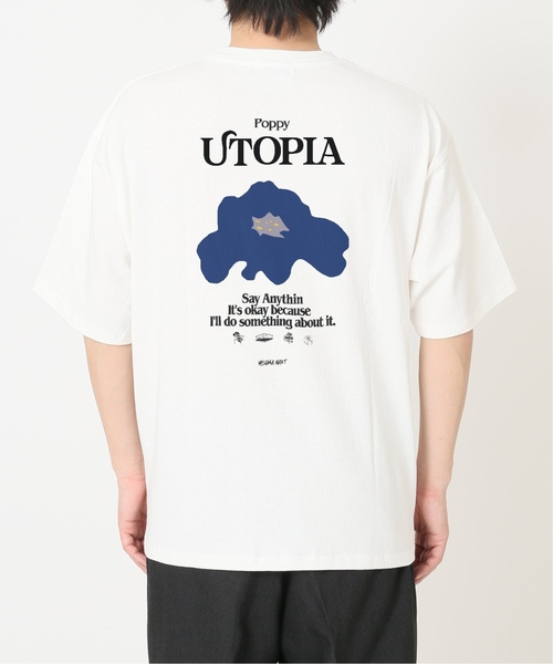 JOURNAL STANDARD（ジャーナルスタンダード）の「【MISHIMA MART/ミシママート】ユートピア クルーネック S/S Tシャツ（Tシャツ/カットソー・メンズ・ホワイト/パープル/ネイビー/イエロー/グリーン/ブルー系その他・MEDIUM/LARGE/X-LARGE）」の19枚目の写真