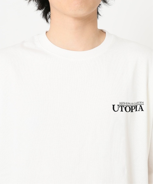 JOURNAL STANDARD（ジャーナルスタンダード）の「【MISHIMA MART/ミシママート】ユートピア クルーネック S/S Tシャツ（Tシャツ/カットソー・メンズ・ホワイト/パープル/ネイビー/イエロー/グリーン/ブルー系その他・MEDIUM/LARGE/X-LARGE）」の17枚目の写真
