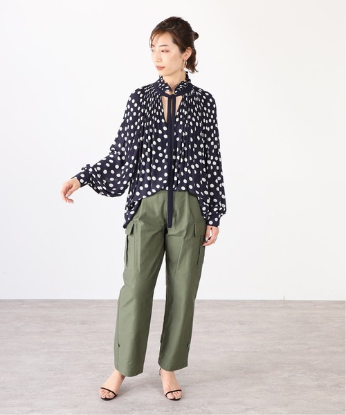 24AW L'UNE/リュンヌ ドットブラウス VERMEIL par iena（ヴェルメイユパーイエナ）の「【L'UNE