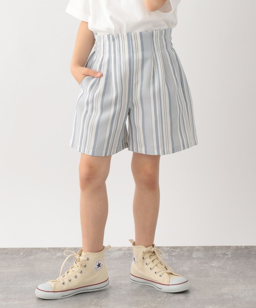 GLOBAL WORK（グローバルワーク）の「さらさら快適/柄キュロット/キッズ/274146（その他パンツ・キッズ・ライトブルー/オフホワイト/アイボリー・110cm/120cm/130cm/140cm/150cm/160cm/100cm）」の6枚目の写真