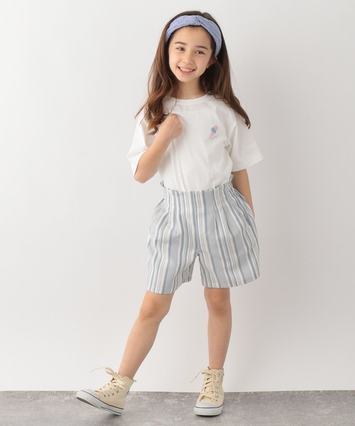 GLOBAL WORK（グローバルワーク）の「さらさら快適/柄キュロット/キッズ/274146（その他パンツ・キッズ・ライトブルー/オフホワイト/アイボリー・110cm/120cm/130cm/140cm/150cm/160cm/100cm）」の16枚目の写真