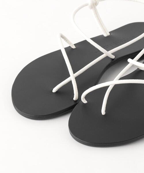 NICOLAS LAINAS（ニコラスライナス）の「＜NICOLAS LAINAS＞バックストラップ サンダル（サンダル・レディース・ブラック/ホワイト・36/38/37）」の6枚目の写真