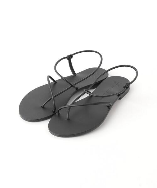 NICOLAS LAINAS（ニコラスライナス）の「＜NICOLAS LAINAS＞バックストラップ サンダル（サンダル・レディース・ブラック/ホワイト・36/38/37）」の8枚目の写真