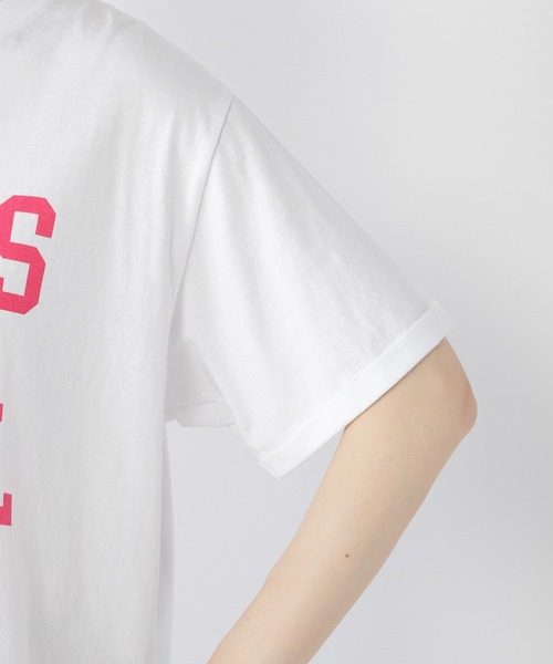 studio CLIP（スタディオクリップ）の「カレッジロゴTシャツ（Tシャツ/カットソー・レディース・スモーク/オフホワイト/アイボリー/イエロー/ブラウン/ホワイト・FREE）」の17枚目の写真