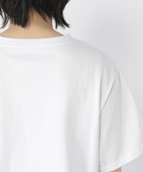 studio CLIP（スタディオクリップ）の「カレッジロゴTシャツ（Tシャツ/カットソー・レディース・スモーク/オフホワイト/アイボリー/イエロー/ブラウン/ホワイト・FREE）」の8枚目の写真