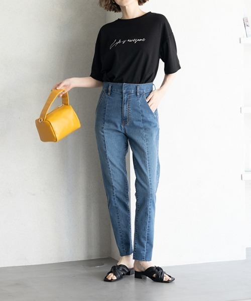 earth music&ecology（アースミュージックアンドエコロジー）の「ツイストミュールサンダル【earth　music＆ecology】（サンダル・レディース・アイボリー/ブラック/マスタード/グリーン・LARGE/MEDIUM/X-LARGE/SMALL）」の21枚目の写真