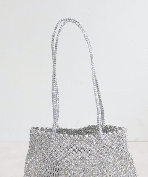 The Bagmati(ザバグマティ)の「【BAGMATI/バグマティ】メタリックマクラメ ラウンドバッグ(トートバッグ・レディース・その他1・FREE)」の9枚目の写真