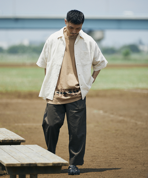 PENDLETON（ペンドルトン）の「【PENDLETON / ペンドルトン】別注 MESH ジャガードシャツ（シャツ/ブラウス・メンズ・グリーン/ピンク/ホワイト・LARGE/MEDIUM）」の4枚目の写真