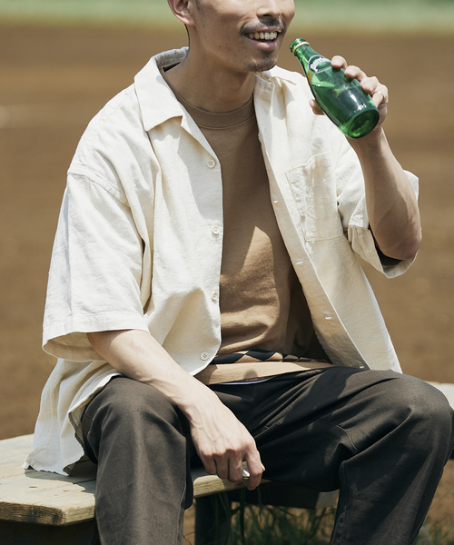 PENDLETON（ペンドルトン）の「【PENDLETON / ペンドルトン】別注 MESH ジャガードシャツ（シャツ/ブラウス・メンズ・グリーン/ピンク/ホワイト・LARGE/MEDIUM）」の6枚目の写真