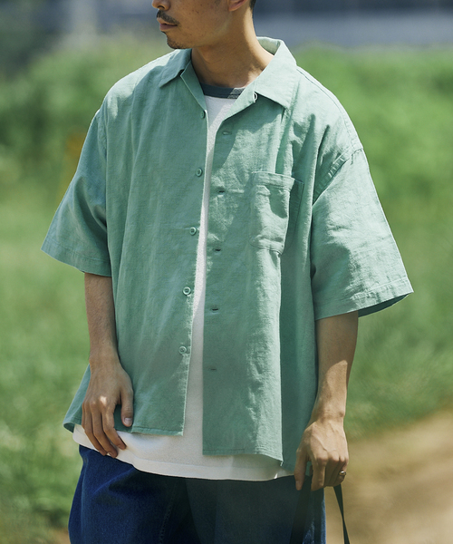 PENDLETON（ペンドルトン）の「【PENDLETON / ペンドルトン】別注 MESH ジャガードシャツ（シャツ/ブラウス・メンズ・グリーン/ピンク/ホワイト・LARGE/MEDIUM）」の14枚目の写真