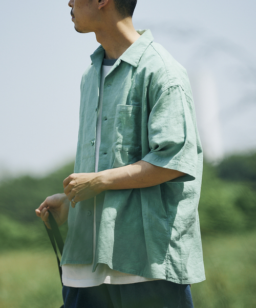 PENDLETON（ペンドルトン）の「【PENDLETON / ペンドルトン】別注 MESH ジャガードシャツ（シャツ/ブラウス・メンズ・グリーン/ピンク/ホワイト・LARGE/MEDIUM）」の15枚目の写真