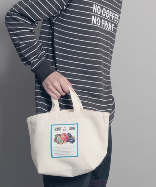 Fruit Of The Loom フルーツオブザルーム Cal Print Pl Lunch Tote イラストデザインプリントランチトートバッグ トートバッグ Fruit Of The Loom フルーツオブザルーム のファッション通販 Zozotown