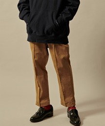 「KHA:KI / カーキ」1-TUCK CORD TROUSERS