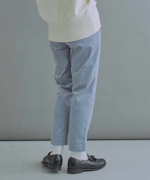kha:ki(カーキ)の「「KHA:KI / カーキ」1-TUCK CORD TROUSERS(その他パンツ・レディース・ベージュ/ブルー/アイボリー・1/2)」の5枚目の写真