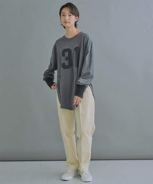 kha:ki(カーキ)の「「KHA:KI / カーキ」1-TUCK CORD TROUSERS(その他パンツ・レディース・ベージュ/ブルー/アイボリー・1/2)」の20枚目の写真