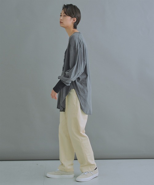 kha:ki(カーキ)の「「KHA:KI / カーキ」1-TUCK CORD TROUSERS(その他パンツ・レディース・ベージュ/ブルー/アイボリー・1/2)」の11枚目の写真