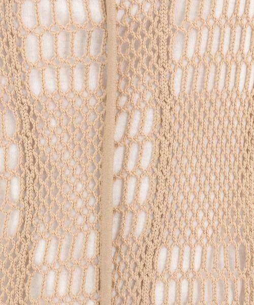 Cutie Blonde（キューティーブロンド）の「◆【2点セット】クロシェ風キャミワンピース（セットアップ・レディース・グリーン/ブラック/ベージュ・03/02）」の19枚目の写真