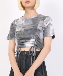 PUNYUS | タイダイ柄ドロストトップス(Tシャツ/カットソー)
