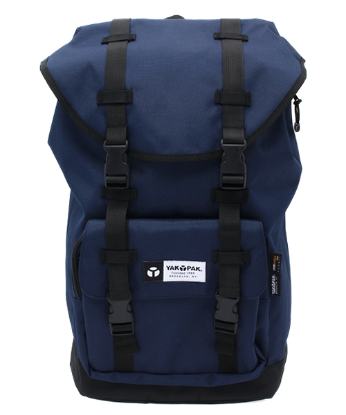 YAKPAK（ヤックパック）の「WEGO/YAK PAKフラップリュック（バックパック/リュック・メンズ・ブラック/カーキ/ネイビー・FREE）」の3枚目の写真