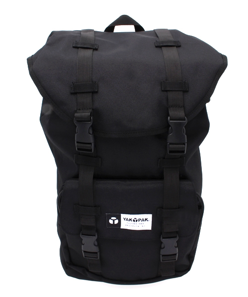 YAKPAK（ヤックパック）の「WEGO/YAK PAKフラップリュック（バックパック/リュック・メンズ・ブラック/カーキ/ネイビー・FREE）」の2枚目の写真