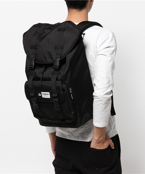 YAKPAK（ヤックパック）の「WEGO/YAK PAKフラップリュック（バックパック/リュック・メンズ・ブラック/カーキ/ネイビー・FREE）」の11枚目の写真