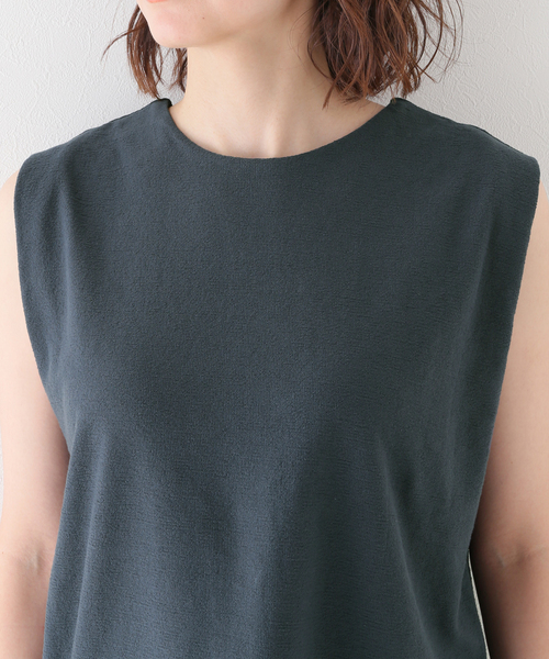 JOURNAL STANDARD relume(ジャーナルスタンダード レリューム)の「2WAYナシジノースリーブ(Tシャツ/カットソー・レディース・グリーン/ブラック・FREE)」の17枚目の写真